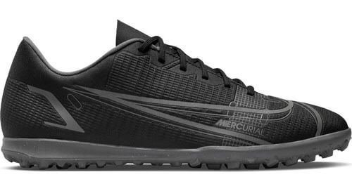 Chuteira Society Nike Vapor 14 Club Masculino- Preto+ Cinza