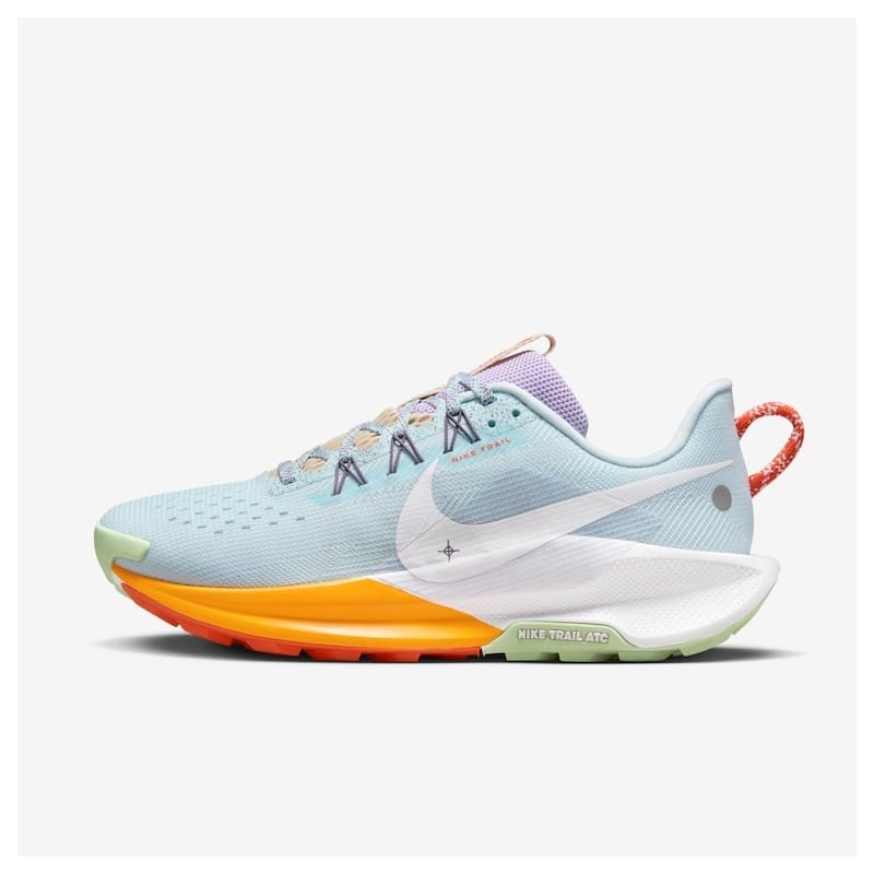 Tenis Nike Reactx Pegasus Trail 5 Feminino Azul Laranja
