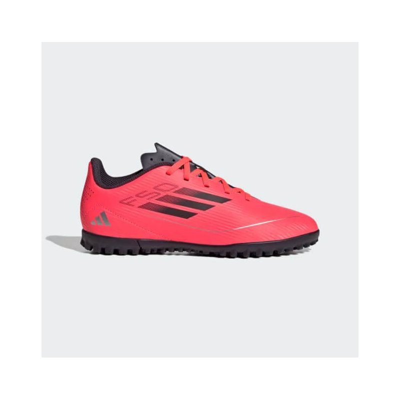 Chuteira Society Adidas F50 Club Infantil- Rosa Neon+Preto