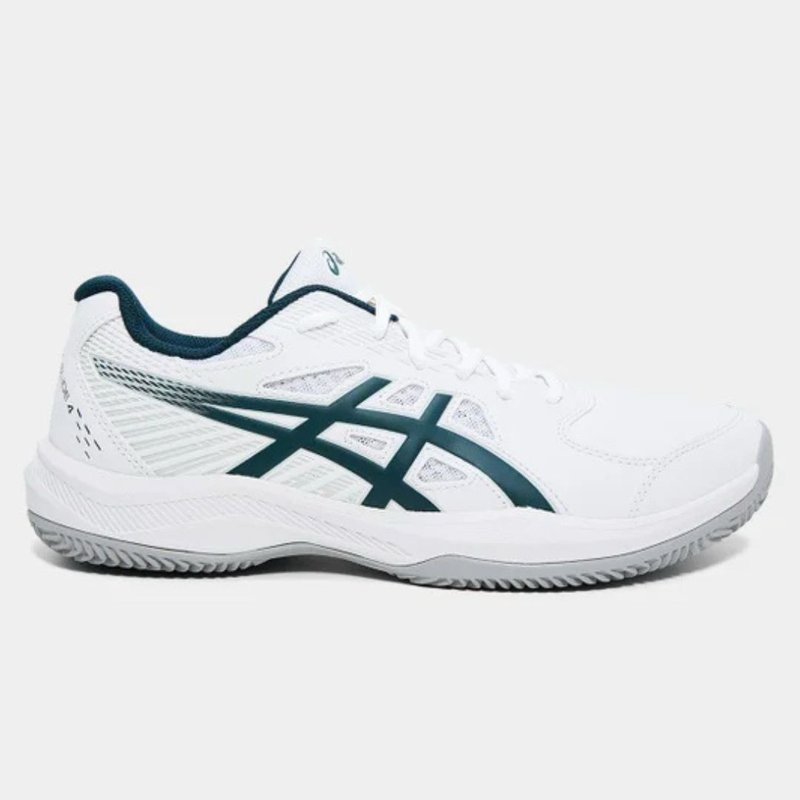 美品❗️アシックス COURT SLIDE 4メンズ 27.5センチ Tênis Asics Court Slide 4 Clay Masculino - Branco+Verde